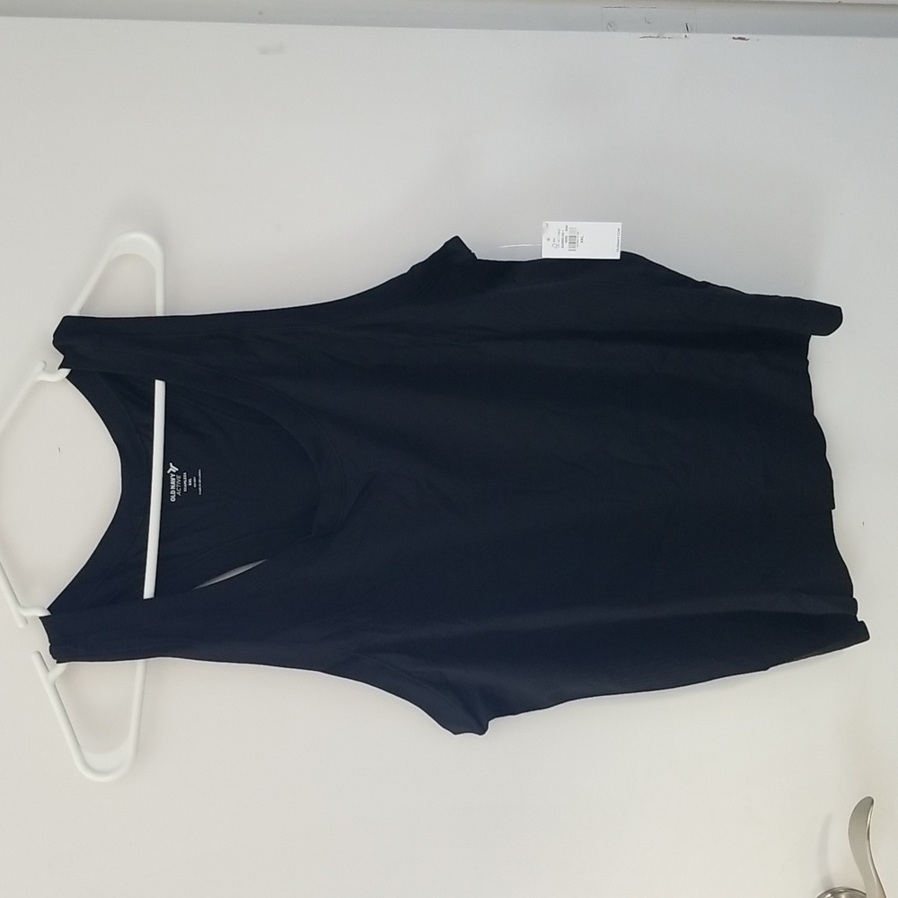 Seamless Mesh-Panel Racerback Performance Tank Top for Women, XXL